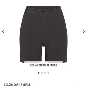 Skims Outdoor Basics Bike Shorts - L - Dark Purple / LAST CHANCE DELETING SOON